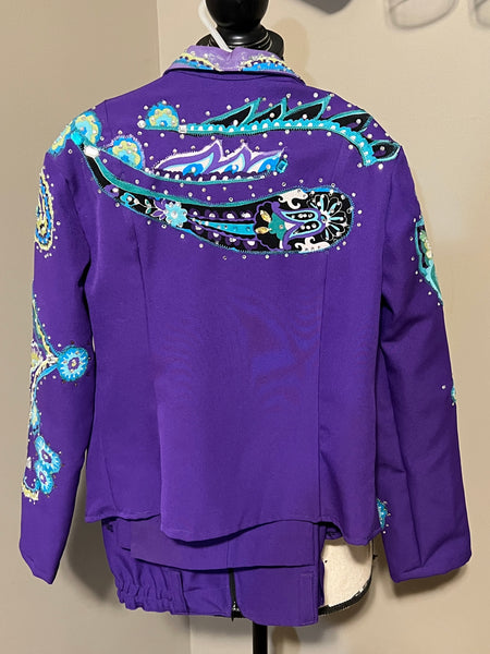 Purple Youth 12 Showmanship Outfit