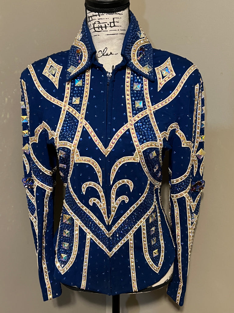 Jean's Custom Blue Showmanship Jacket